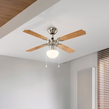 Eglo 56035 - LED ανεμιστήρας οροφής 1xE27/4,9W/230V 3000K Διάμ. 106,6 εκ.