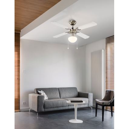 Eglo 56035 - LED ανεμιστήρας οροφής 1xE27/4,9W/230V 3000K Διάμ. 106,6 εκ.
