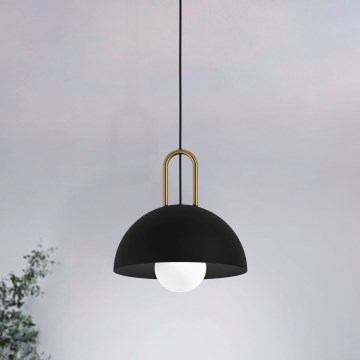Eglo 56459 - Κρεμαστό φωτιστικό με καλώδιο CALMANERA 1xE27/40W/230V μαύρο