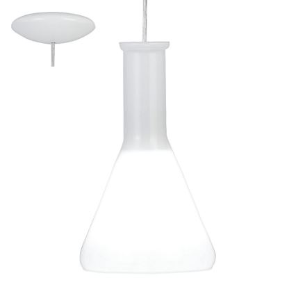 Eglo 62264 - Κρεμαστό φωτιστικό οροφής PASCOA PRO 1xE27/60W/230V 16,8 cm λευκό