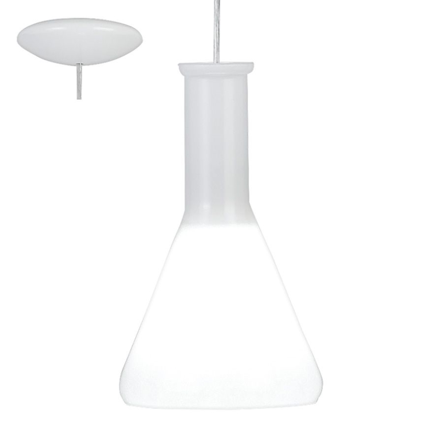 Eglo 62264 - Κρεμαστό φωτιστικό οροφής PASCOA PRO 1xE27/60W/230V 16,8 cm λευκό