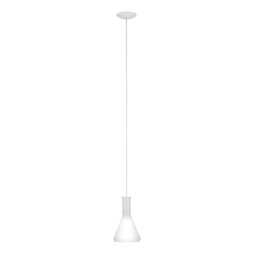 Eglo 62264 - Κρεμαστό φωτιστικό οροφής PASCOA PRO 1xE27/60W/230V 16,8 cm λευκό