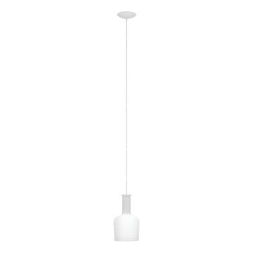 Eglo 62265 - Κρεμαστό φωτιστικό οροφής PASCOA PRO 1xE27/60W/230V 15,6 cm λευκό