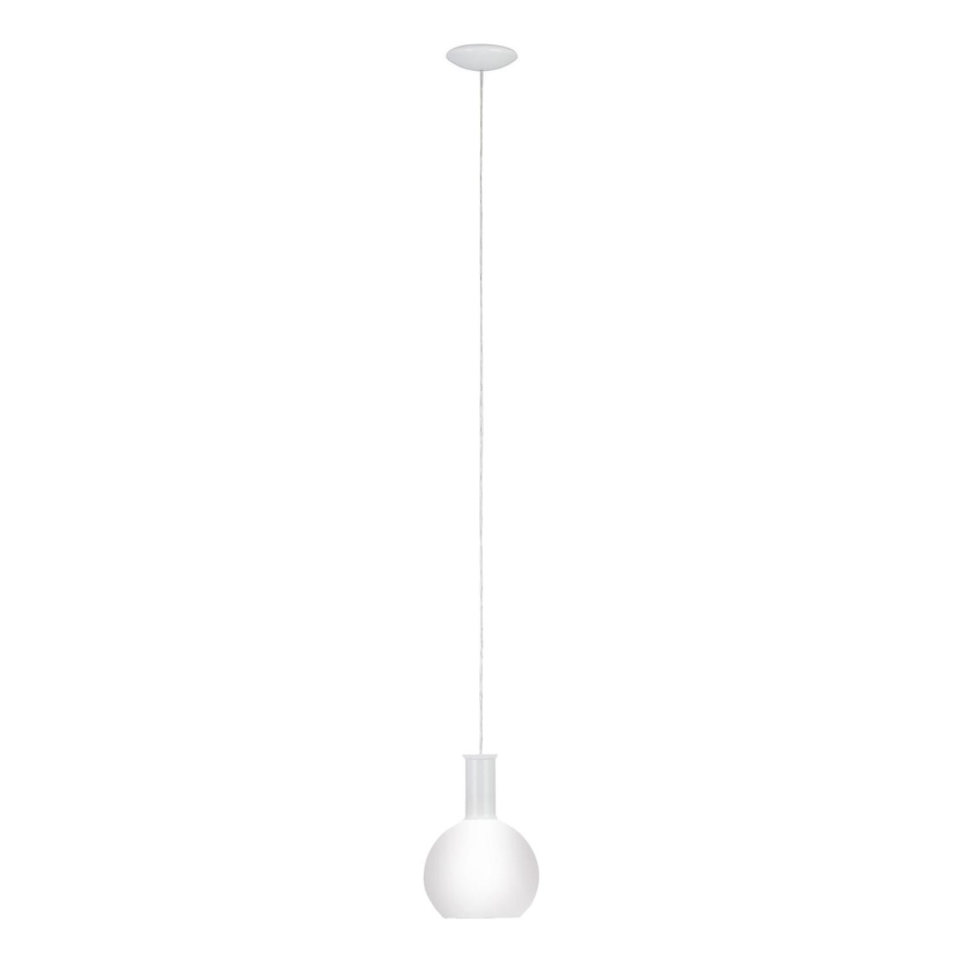Eglo 62266 - Κρεμαστό φωτιστικό οροφής PASCOA PRO 1xE27/60W/230V 20 cm λευκό