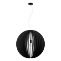 Eglo 63254 - Κρεμαστό φωτιστικό οροφής COSSANO PRO 1xE27/60W/230V διάμετρος 70 cm μαύρο