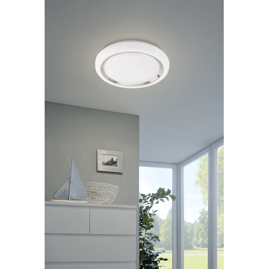Eglo 64529 - LED RGBW Dimmable φωτιστικό οροφής CAPASSO-C LED/17W/230V λευκό