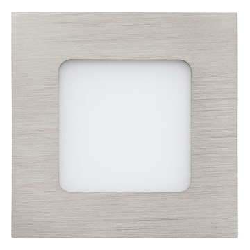 Eglo 64597 - Χωνευτό Φωτιστικό LED FUEVA 1 PRO LED/2,7W/230V 3000K 8,5x8,5 cm ματ χρώμιο