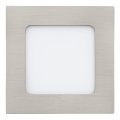 Eglo 64608 - Χωνευτό Φωτιστικό LED FUEVA 1 PRO LED/5,5W/230V 3000K 12x12 cm ματ χρώμιο