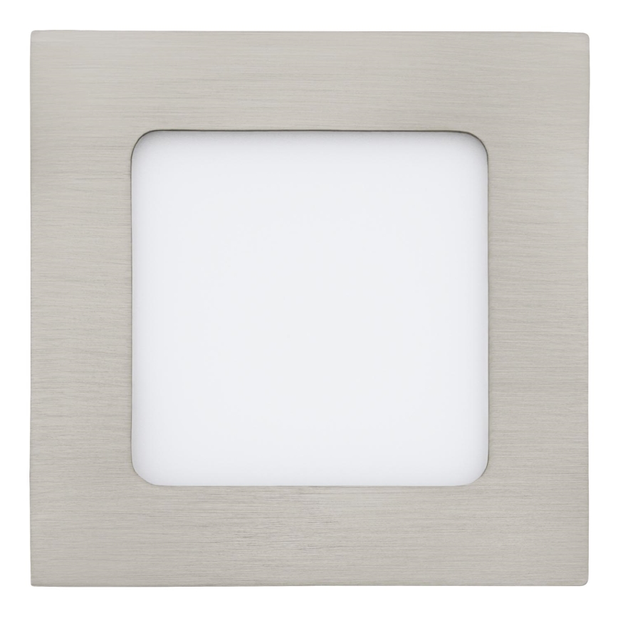 Eglo 64608 - Χωνευτό Φωτιστικό LED FUEVA 1 PRO LED/5,5W/230V 3000K 12x12 cm ματ χρώμιο