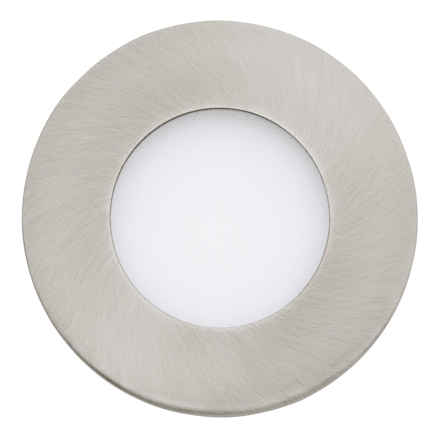 Eglo 64621 - Χωνευτό Φωτιστικό LED FUEVA 1 PRO LED/2,7W/230V 3000K διάμετρος 8,5 cm ματ χρώμιο