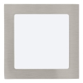Eglo 64626 - Χωνευτό Φωτιστικό LED FUEVA 1 PRO LED/10,9W/230V 3000K 17x17 cm ματ χρώμιο