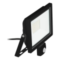 Eglo 64869 - Προβολέας LED με αισθητήρα FILETTI LED/10W/230V 3000K IP44 μαύρο