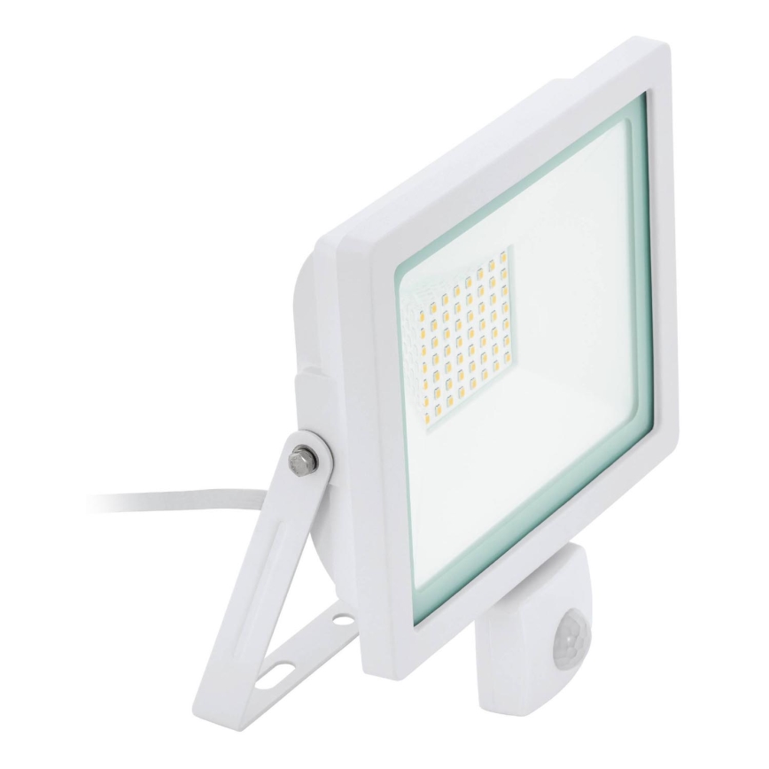 Eglo 64877 - Προβολέας LED με αισθητήρα FILETTI LED/50W/230V 3000K IP44 λευκό