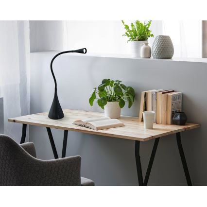 Eglo 64975 - LED Dimming εύκαμπτο Επιτραπέζιο φωτιστικό SNAPORA PRO LED/3,5W/230V 3000K μαύρο