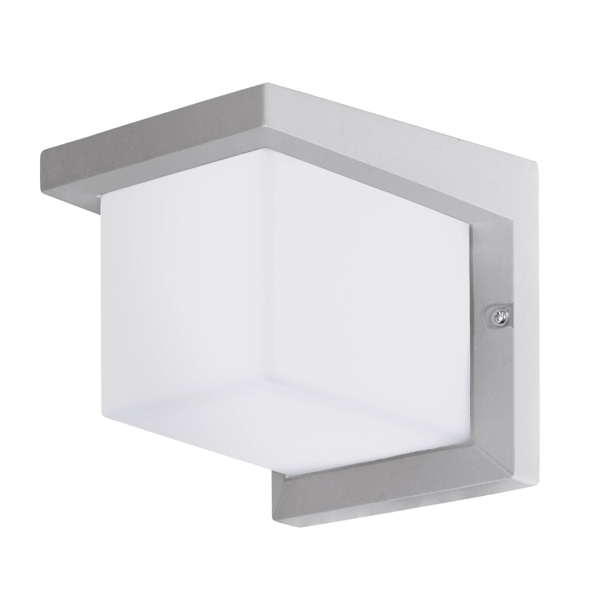 Eglo 65045 - Επιτοίχιο φωτιστικό εξωτερικού χώρου LED DESELLA PRO LED/10W/230V IP54 ασημί