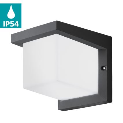 Eglo 65046 - Επιτοίχιο φωτιστικό εξωτερικού χώρου LED DESELLA PRO LED/10W/230V IP54 ανθρακί