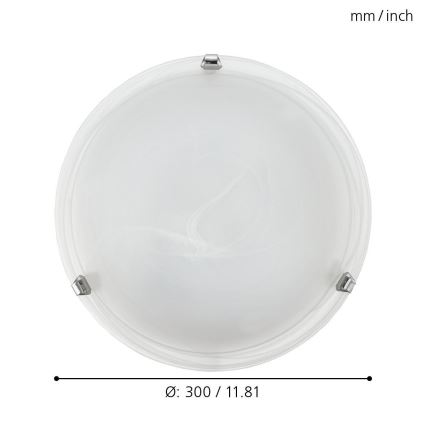 Eglo - Οροφής φωτιστικό 1xE27/60W/230V