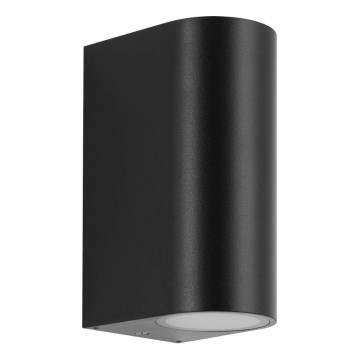 Eglo 74068 - Εξωτερικό φωτιστικό τοίχου SCOGLIERA-E 2xGU10/5W/230V IP44 μαύρο
