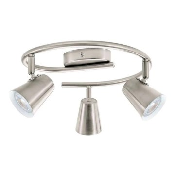 Eglo 75219 - LED σποτ φωτιστικό TRAVALE 3xGU10/3W/230V ματ χρώμιο