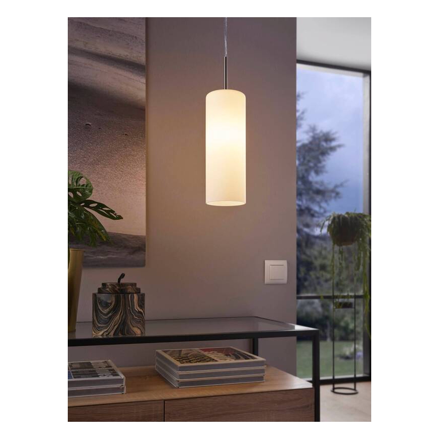 Eglo 75251 - Ρυθμιζόμενο LED φωτιστικό οροφής RGB με καλώδιο ELLUNO-C E27/7,5W/230V + τηλεχειριστήριο