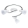 Eglo 75303 - LED σποτ φωτιστικό DAKAR 3xE14/3,5W/230V 3000K διάμετρος 29,5 cm