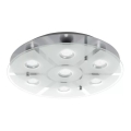 Eglo 75343 - LED ρυθμιζόμενο φωτιστικό οροφής CABO-SD 7xGU10/5W/230V Ø 46 cm ματ χρώμιο