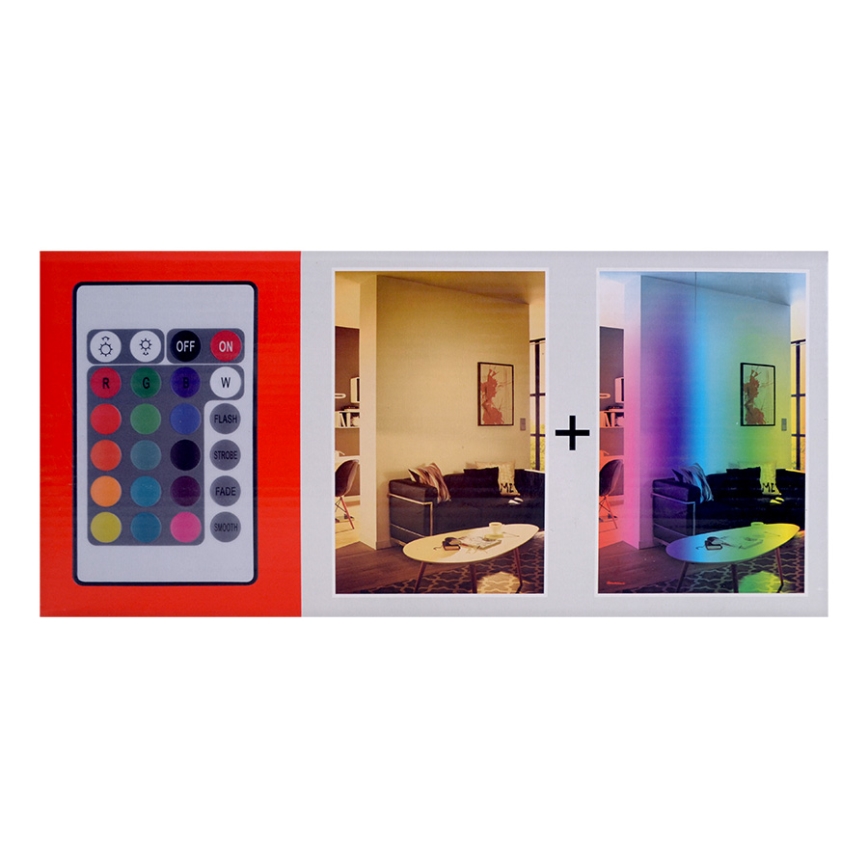 Eglo 75351 - LED RGB Ρυθμιζόμενο φωτιστικό οροφής ELLA-C 1xE27/7,5W/230V + τηλεχειριστήριο