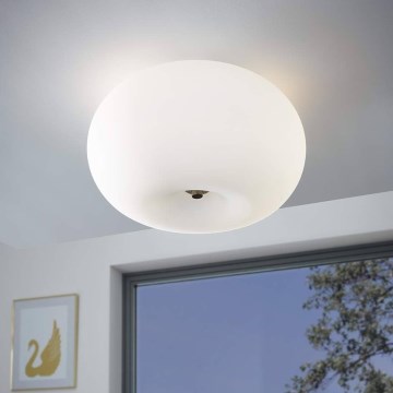 Eglo 75353 - LED RGBW Dimmable φωτιστικό οροφής OPTICA-C 2xE27/7,5W/230V διάμετρος 35 cm + τηλεχειριστήριο