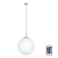 Eglo 75361 - LED RGBW Κρεμαστό φωτιστικό οροφής μονόφωτο RONDO-C 1xE27/7,5W/230V
