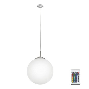 Eglo 75361 - LED RGBW Κρεμαστό φωτιστικό οροφής μονόφωτο RONDO-C 1xE27/7,5W/230V