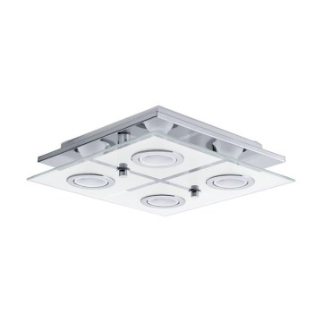 Eglo 75378 - Ρυθμιζόμενο φωτιστικό οροφής LED RGBW CABO-C 4xGU10/4W/230V με τηλεχειριστήριο