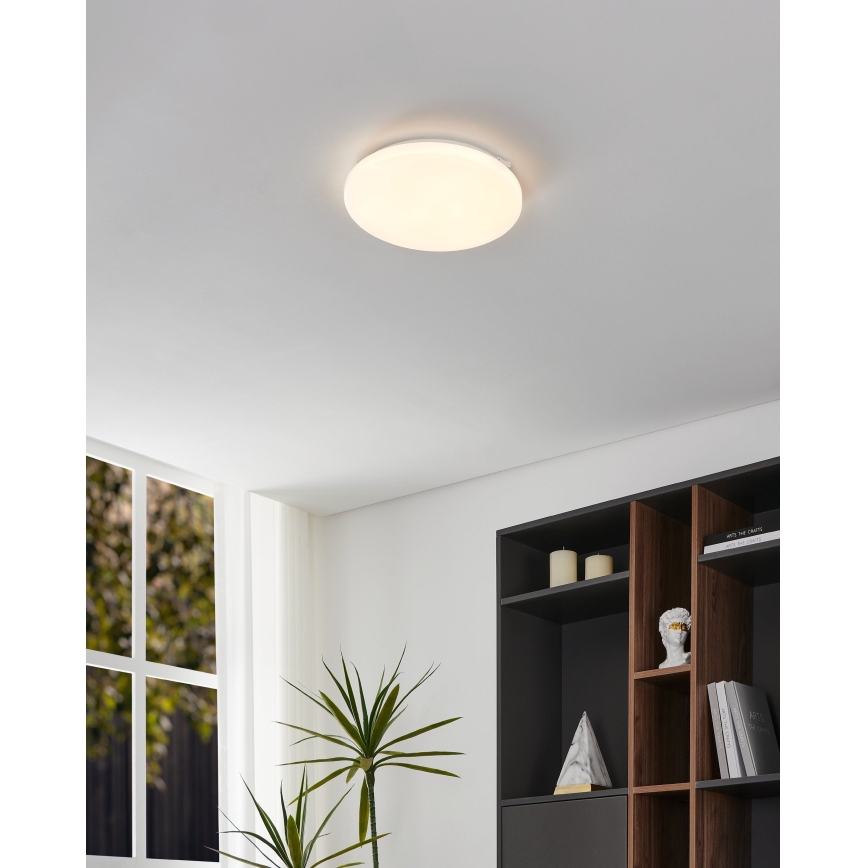 Eglo - Φωτιστικό οροφής LED με αισθητήρα κίνησης LED/15,5W/230V 3000K διάμετρος 33 cm λευκό