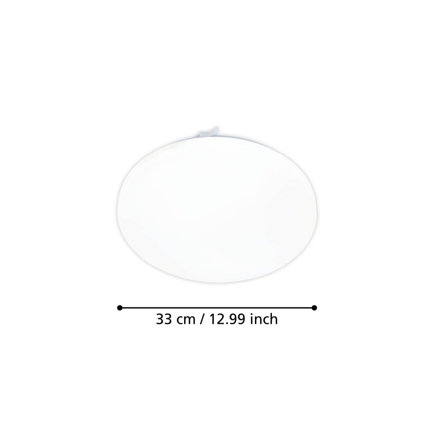 Eglo - Φωτιστικό οροφής LED με αισθητήρα κίνησης LED/15,5W/230V 3000K διάμετρος 33 cm λευκό