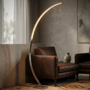 Eglo 75518 - Ρυθμιζόμενο επιδαπέδιο φωτιστικό LED με λειτουργία αφής VILLA FRANCA LED/19W/230V