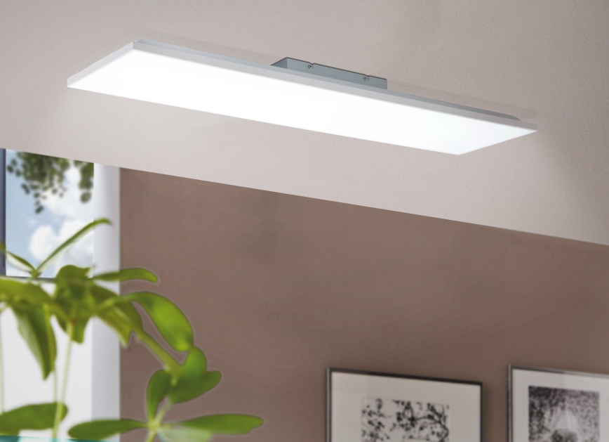 Eglo 75615 - LED Επιφανειακό πάνελ CALEMAR LED/19W/230V 24,2 x 99,2 cm λευκό