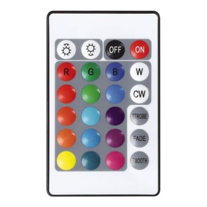 Eglo - LED RGB Ρυθμιζόμενο υπαίθριο επαναφορτιζόμενο φωτιστικό LED/2600 mAh IP44 λευκό + τηλεχειριστήριο