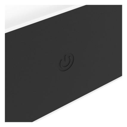 Eglo - LED ρυθμιζόμενο, επαναφορτιζόμενο επιτοίχιο φωτιστικό εξωτερικού χώρου με έλεγχο αφής LED/5W/5V 2000 mAh 3000/4000/6500K IP44 μαύρο