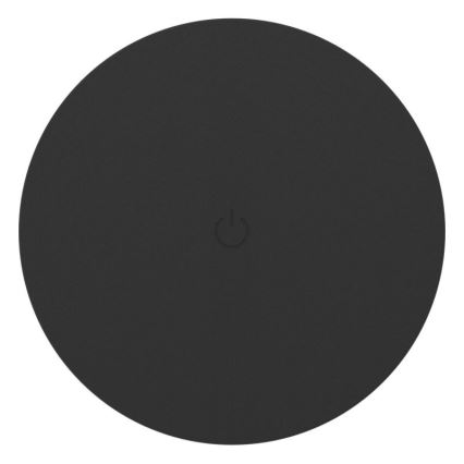 Eglo - LED ρυθμιζόμενο επαναφορτιζόμενο επιτοίχιο εξωτερικό φωτιστικό με έλεγχο αφής LED/5W/5V 2000 mAh 3000/4000/6500K IP44 μαύρο