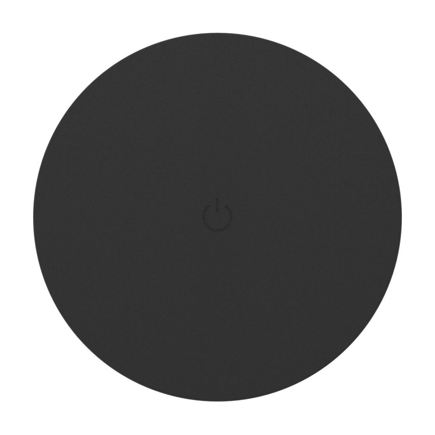 Eglo - LED ρυθμιζόμενο επαναφορτιζόμενο επιτοίχιο εξωτερικό φωτιστικό με έλεγχο αφής LED/5W/5V 2000 mAh 3000/4000/6500K IP44 μαύρο