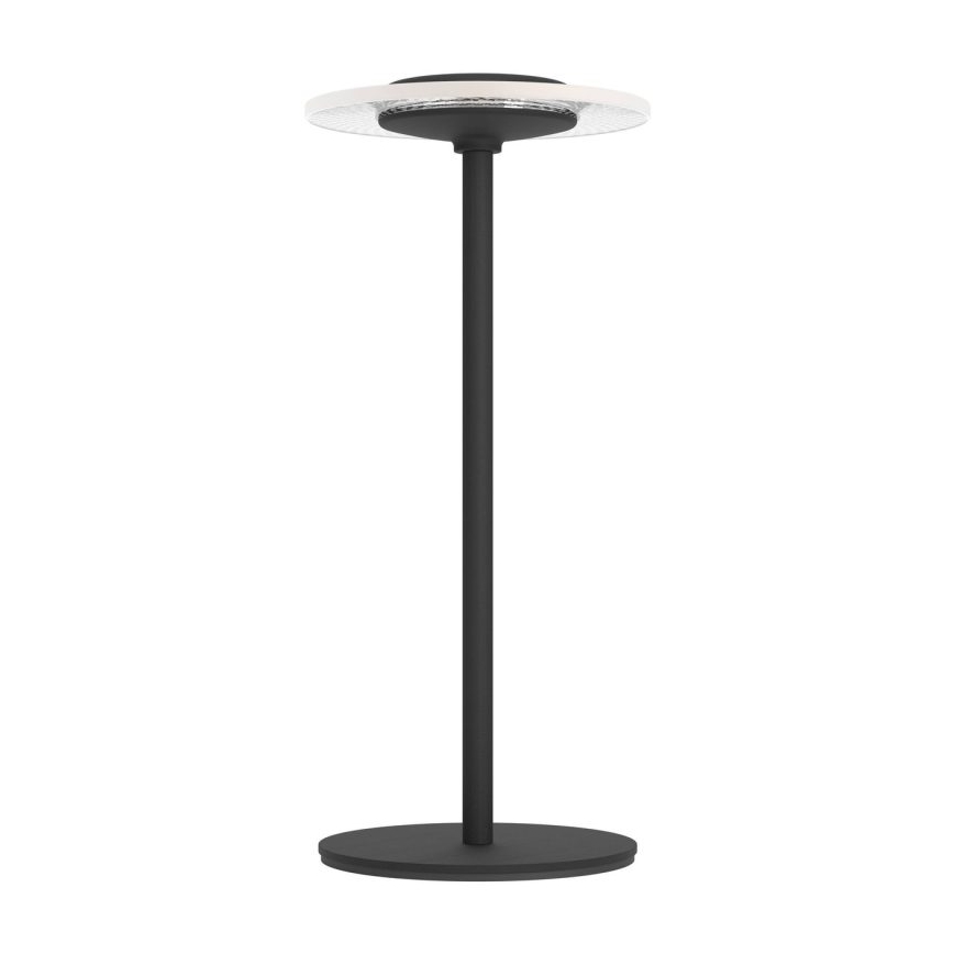 Eglo - LED RGBW ρυθμιζόμενη επαναφορτιζόμενη επιτραπέζια λάμπα αφής LED/5V 2000 mAh μαύρη