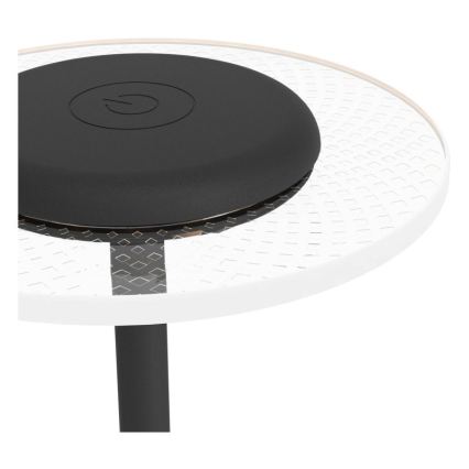 Eglo - LED RGBW ρυθμιζόμενη επαναφορτιζόμενη επιτραπέζια λάμπα αφής LED/5V 2000 mAh μαύρη