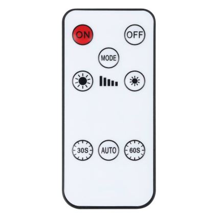 Eglo - LED RGBW ρυθμιζόμενο επαναφορτιζόμενο επιτοίχιο φωτιστικό με αισθητήρα κίνησης και σούρουπου LED/5V 2000 mAh λευκό + τηλεχειριστήριο