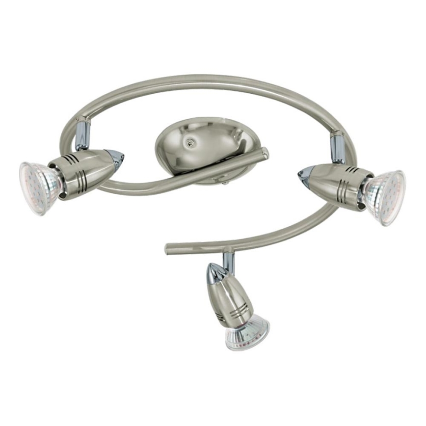 Eglo 78024 - Φωτιστικό σποτ τοίχου LED MAGNUM 3xGU10/3W/230V 3000K ματ χρώμιο