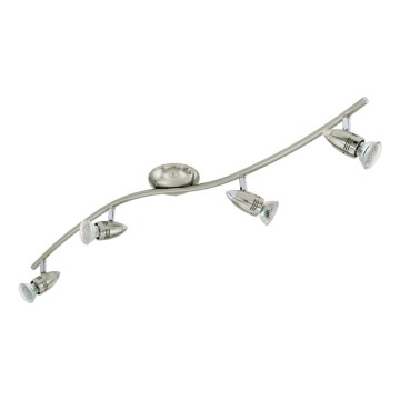 Eglo 78025 - LED Σποτ MAGNUM 4xGU10/3W/230V 3000K ματ χρώμιο