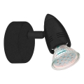 Eglo 780443 - Φωτιστικό σποτ τοίχου LED SABADELL 1xGU10/2,8W/230V 3000K μαύρο