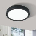 Eglo 78676 - LED Φωτιστικό οροφής FUEVA LED/17W/230V Ø 21 cm μαύρο