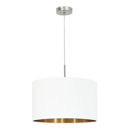 Eglo 78695 - Κρεμαστό φωτιστικό οροφής PASTERI 1xE27/60W/230V λευκό