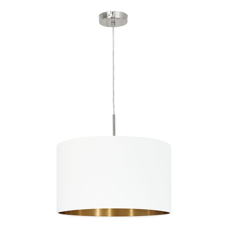 Eglo 78695 - Κρεμαστό φωτιστικό οροφής PASTERI 1xE27/60W/230V λευκό