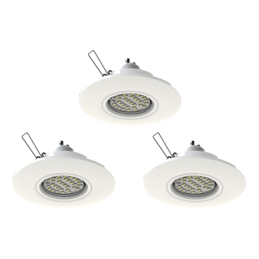 Eglo 78704 - ΣΕΤ 3x Χωνευτό Φωτιστικό LED PENETO 1xGU10/3,3W/230V λευκό