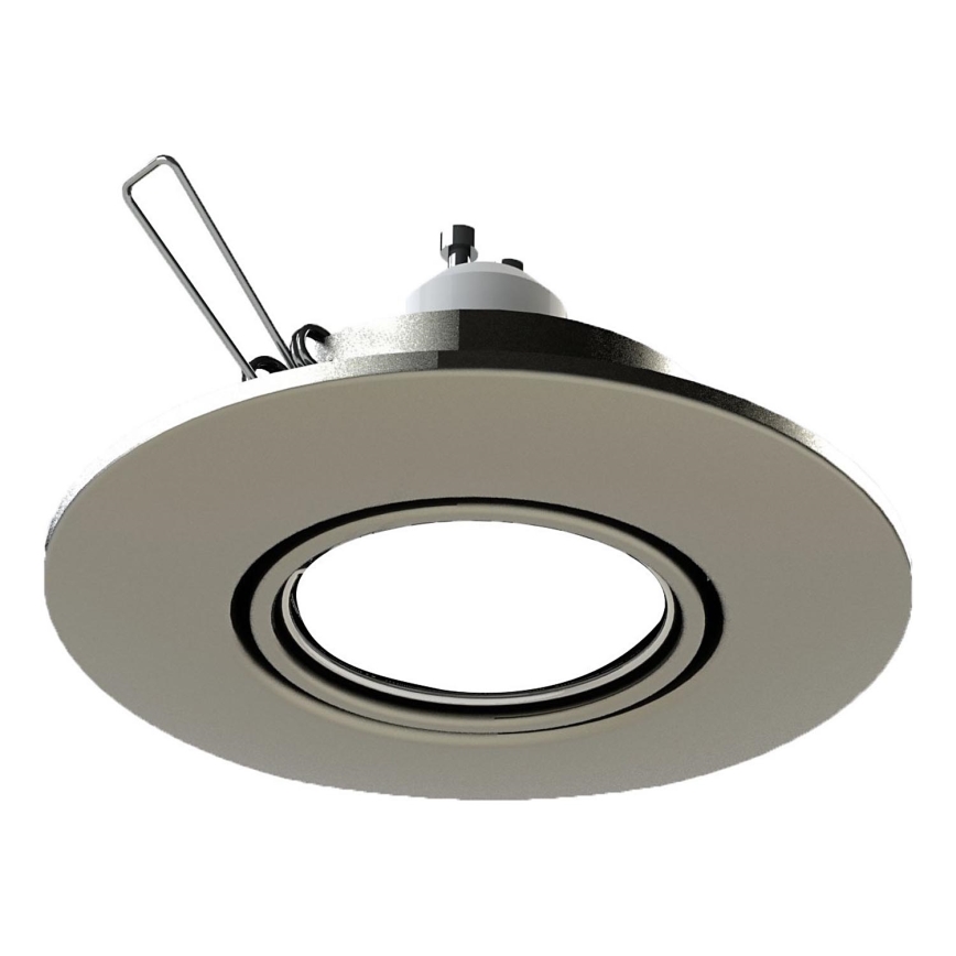 Eglo 78707 - Χωνευτό φωτιστικό PENETO 1xGU10/50W/230V ματ χρώμιο